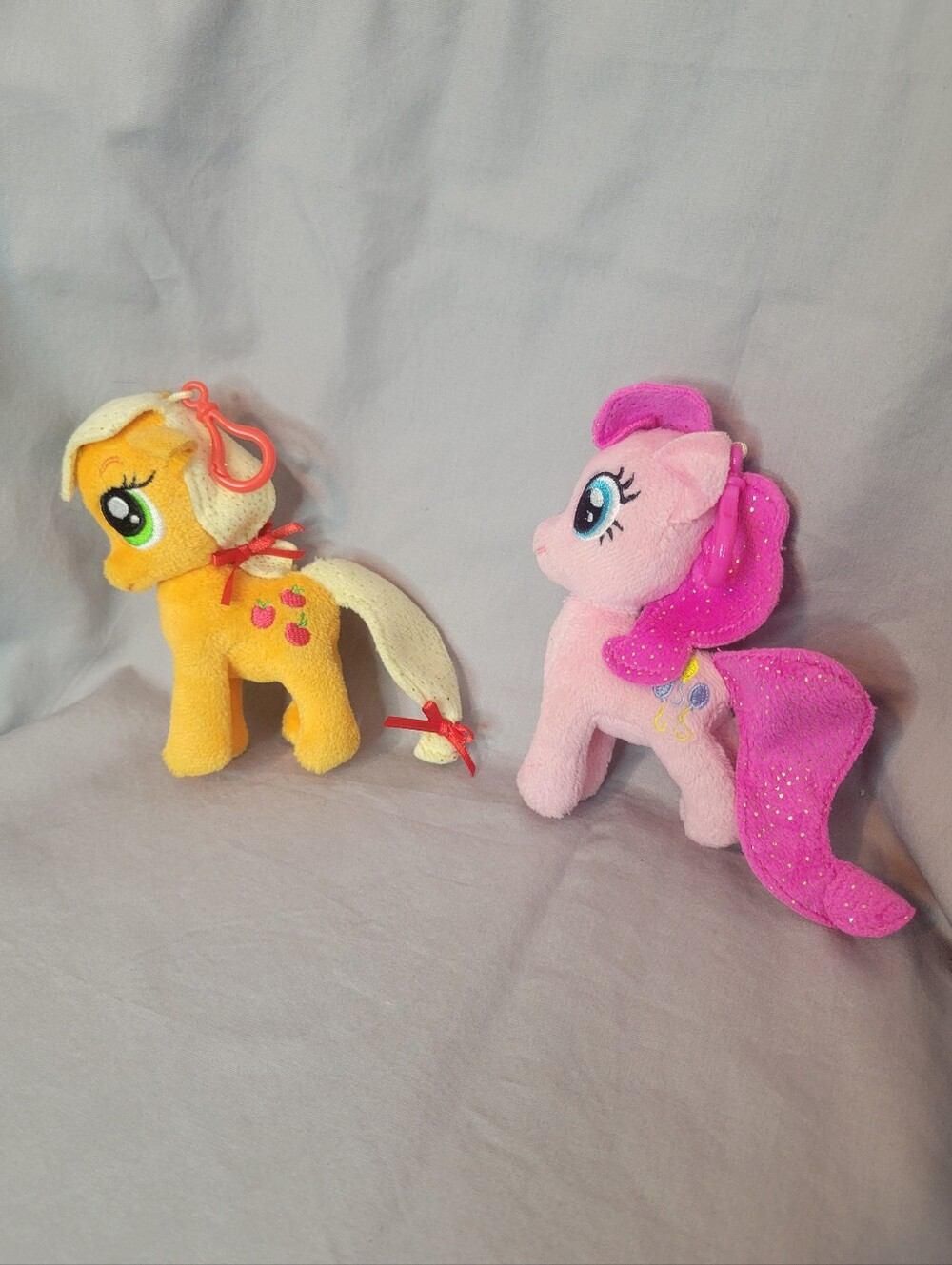 My Little Pony PinkiePie, AppleJack, Plush Keychains, YOU PICK!